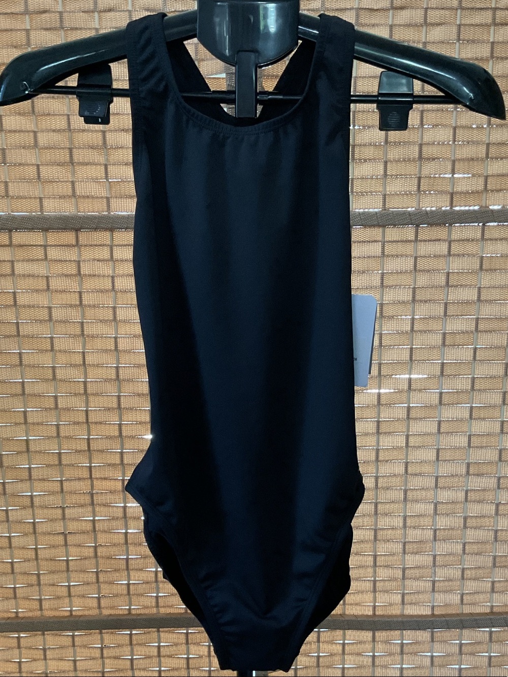 Dolfin Black High-Neck One-Piece Swimsuit
